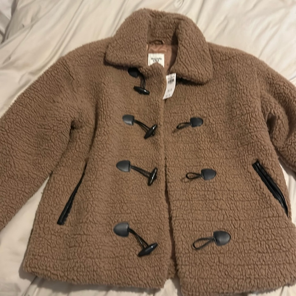 Brand new with tags Abercrombie Sherpa coat